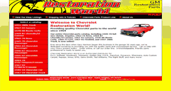 Desktop Screenshot of chevroletrestorationworld.com